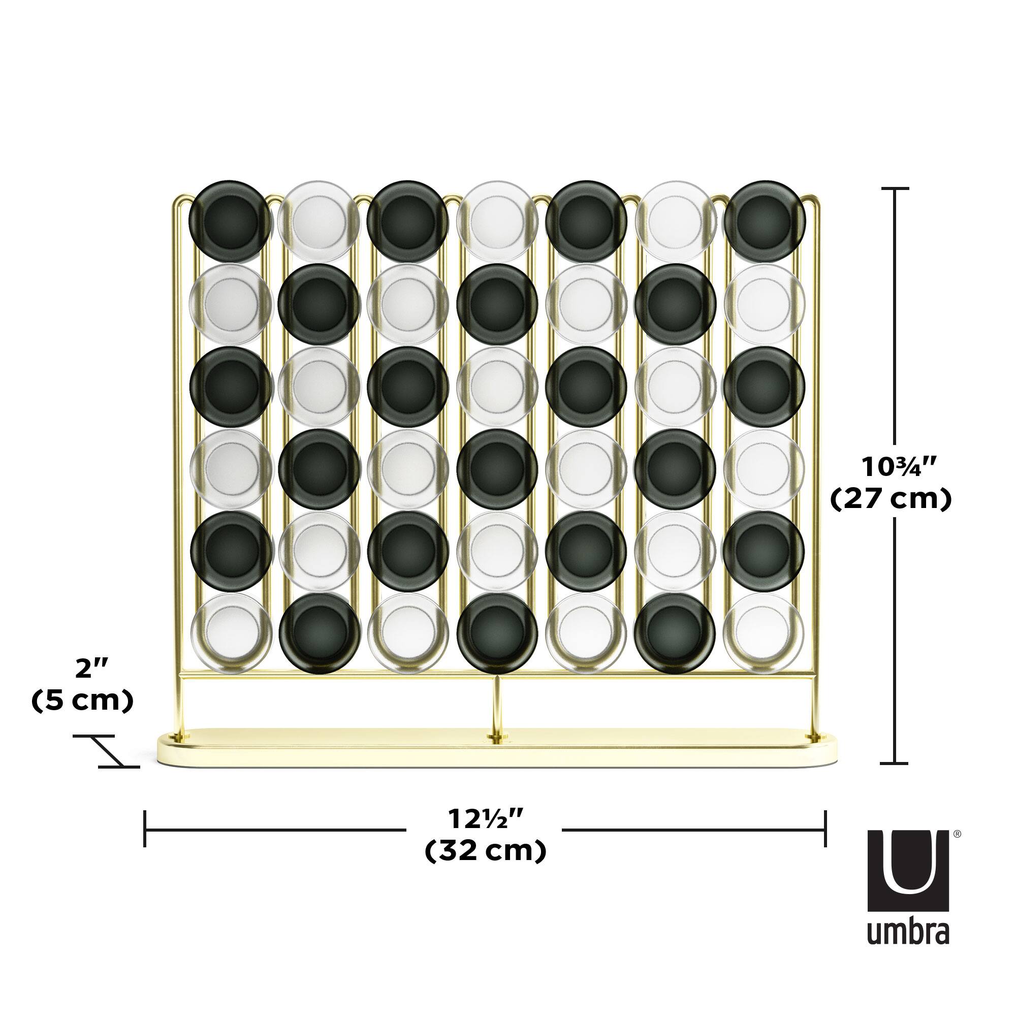 Umbra Brass Stax 4 in a Row